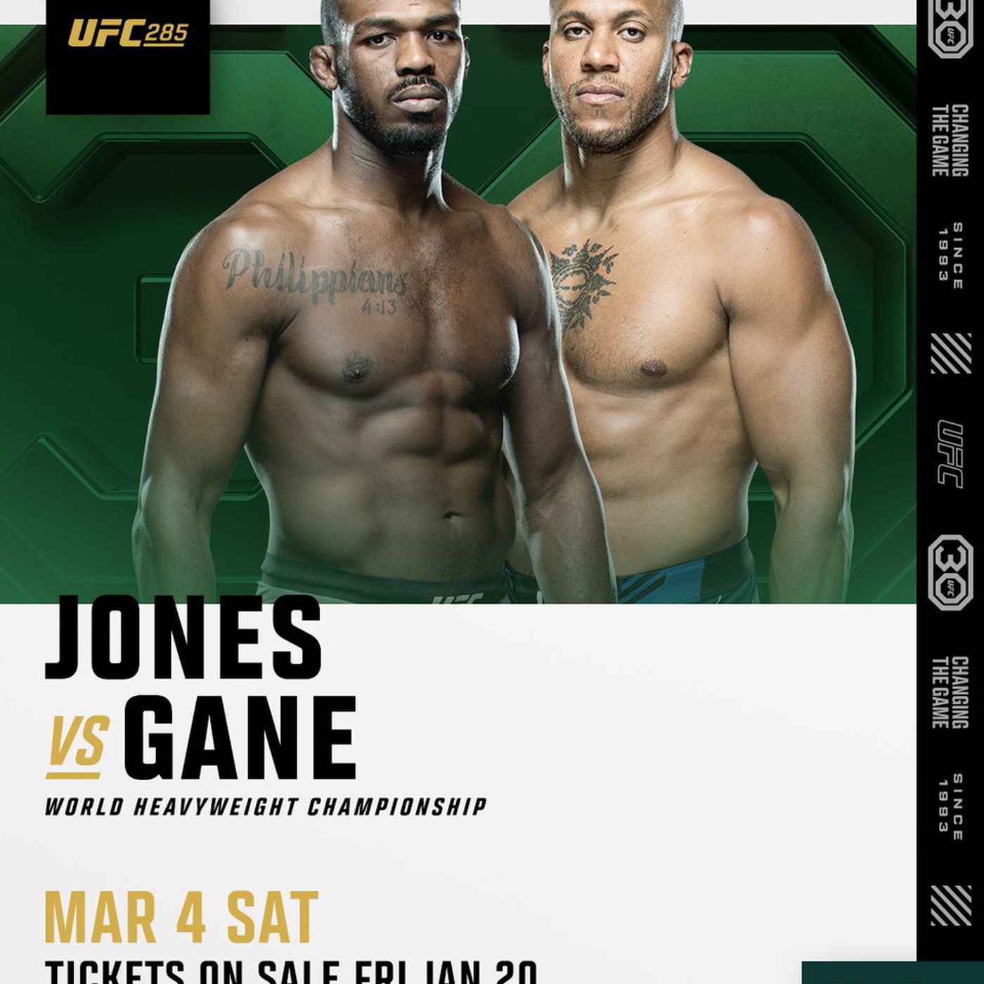 jones vs gane tickets