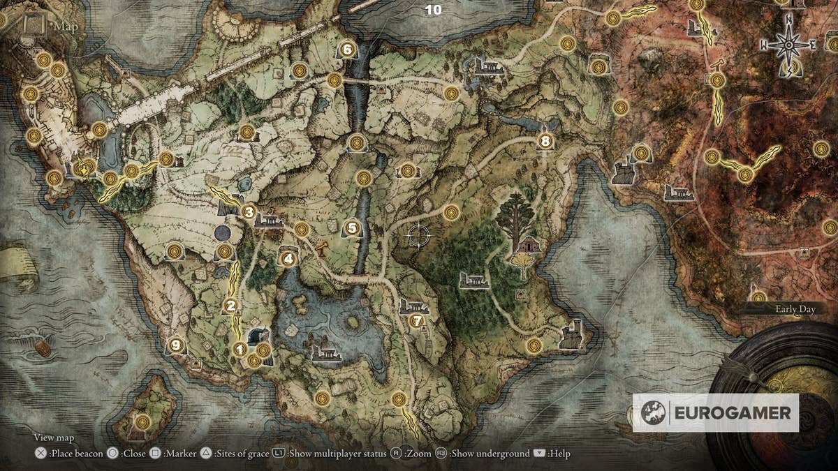 elden ring grace map