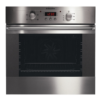 electrolux oven manual