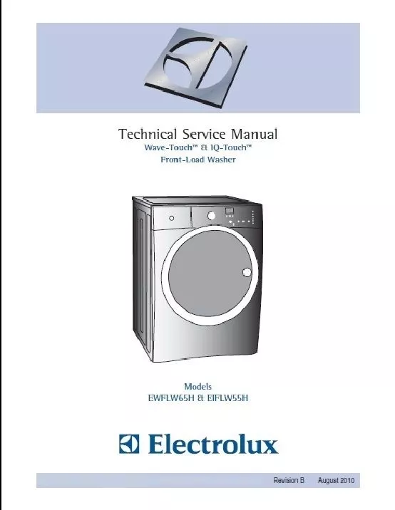 electrolux washer manual