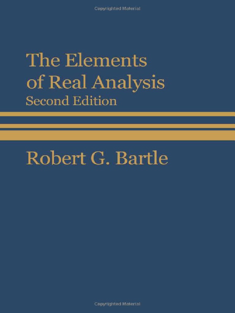 elements of real analysis bartle pdf