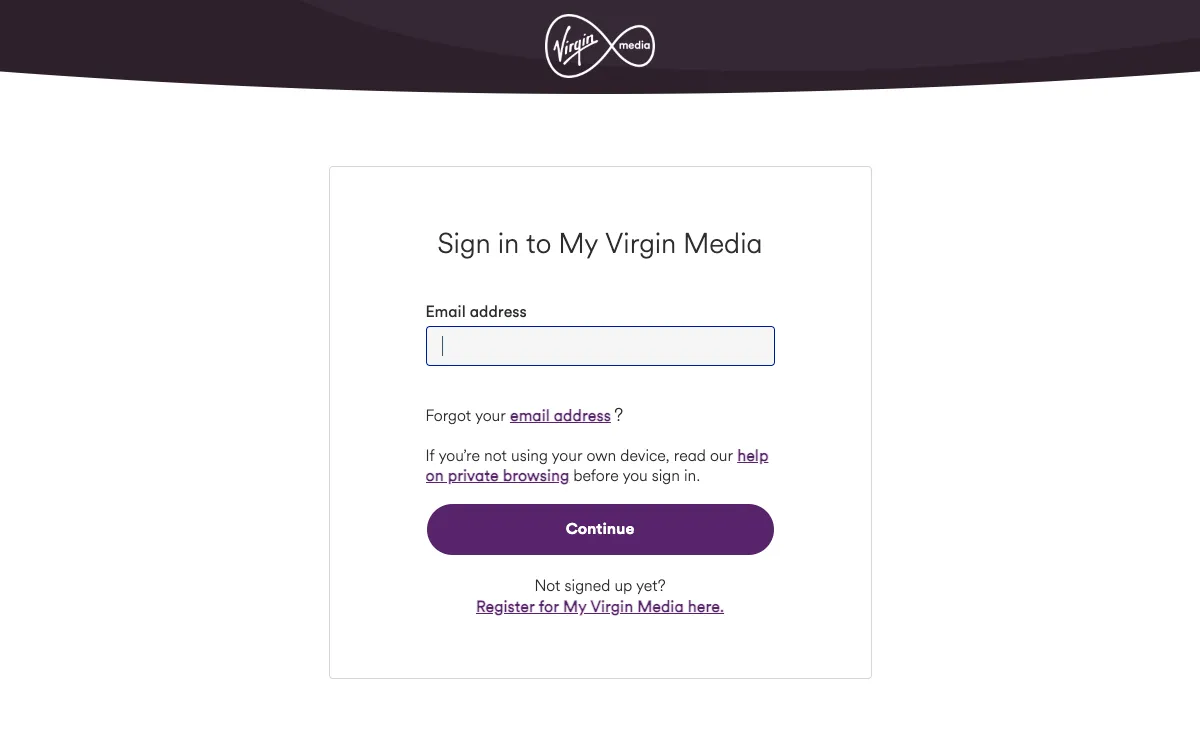 email virgin media