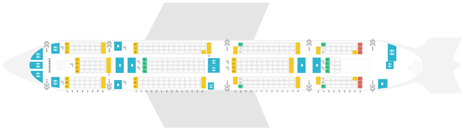 emirates seat map airbus a380 800