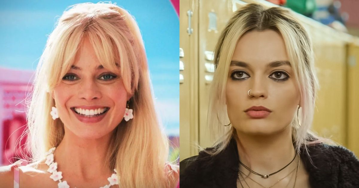 emma mackey margot robbie side by side