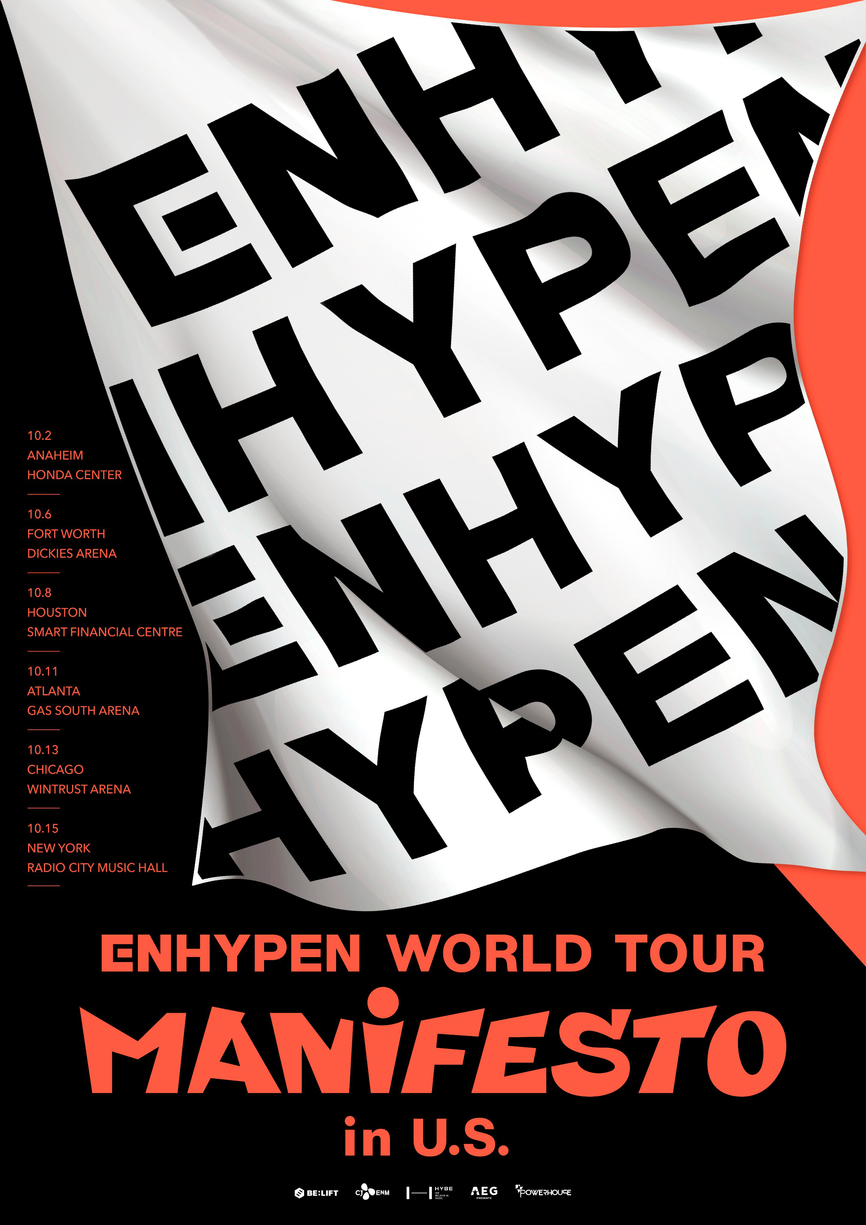 enhypen world tour 2023 country list