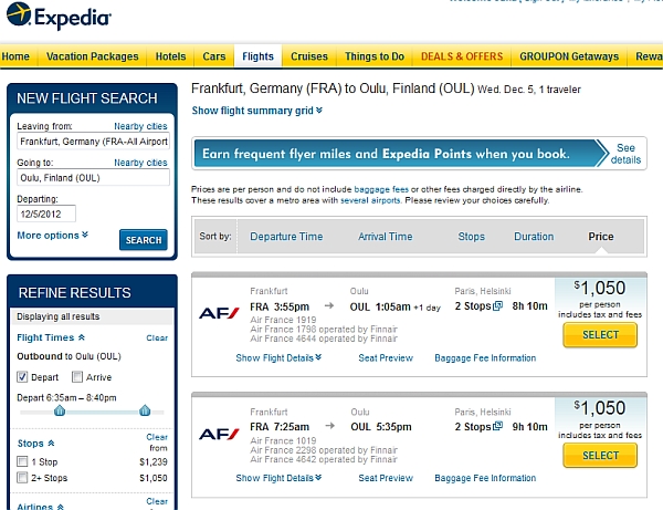 expedia com flight