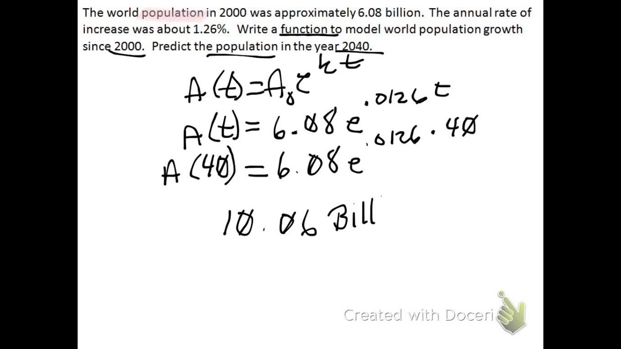 exponential decay word problems worksheet