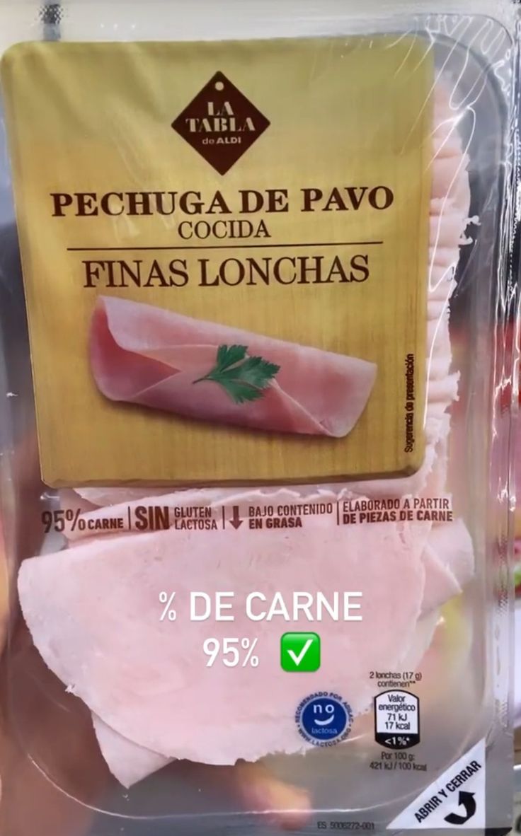 aldi pechuga de pavo