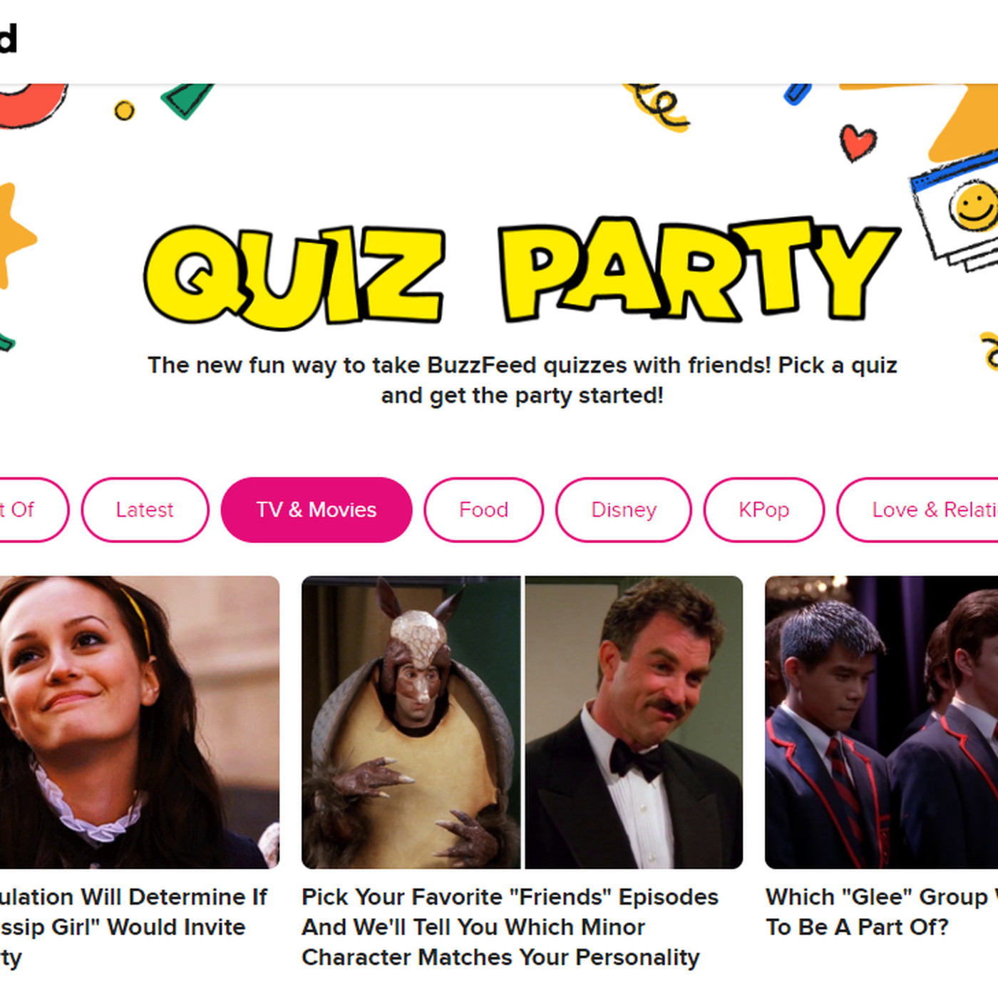 buzzfeed quizez