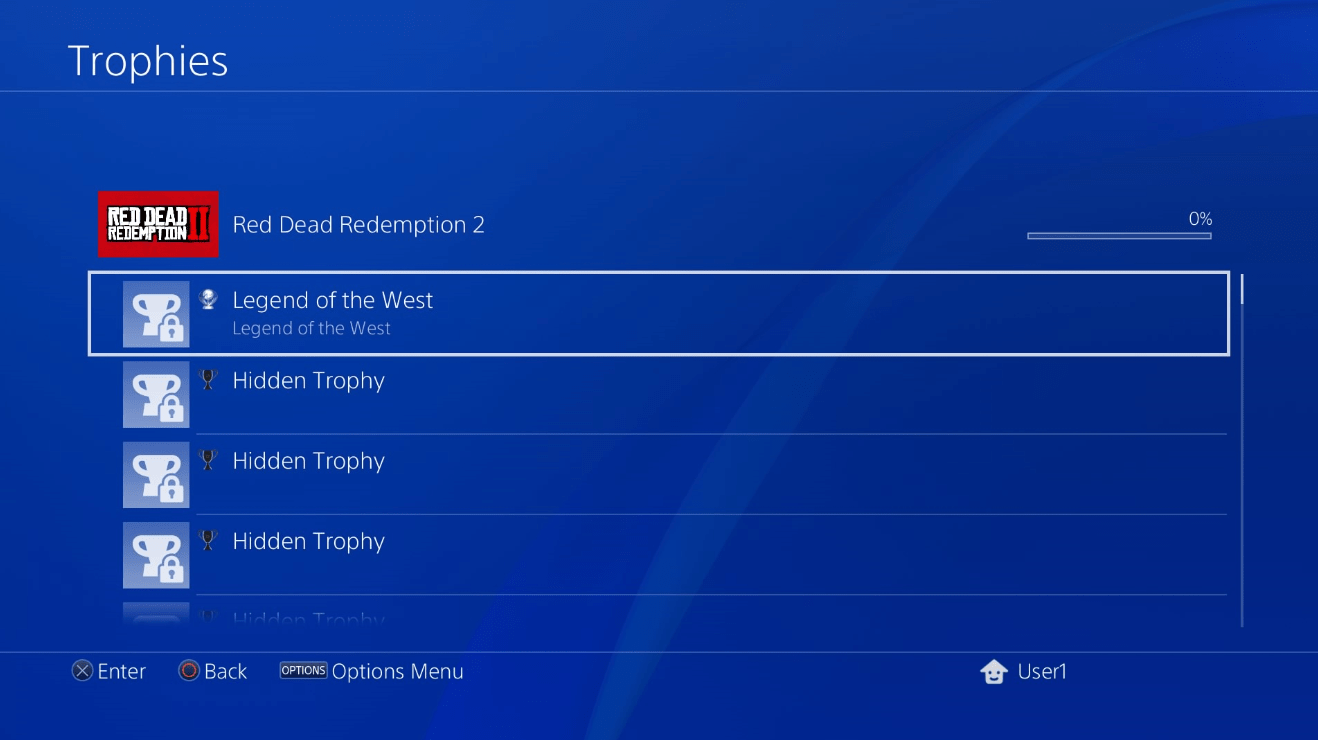 red dead redemption 2 hidden trophies