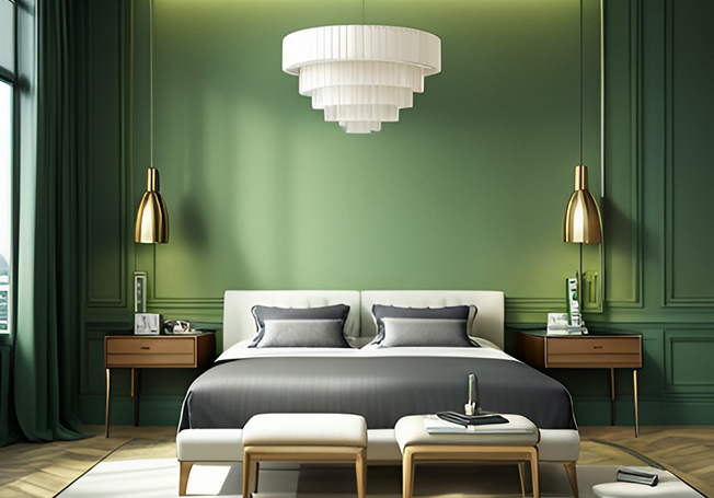 asian paints bedroom colour combination with code