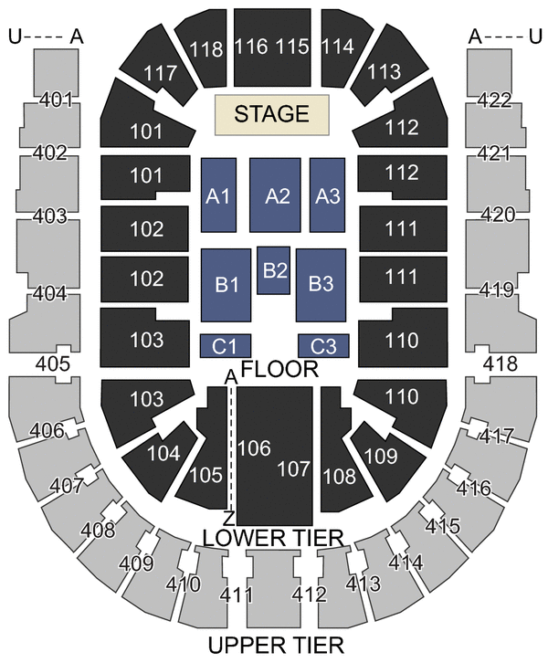 o2 london seating plan