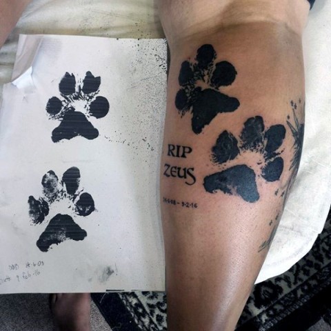 dog tattoos for guys