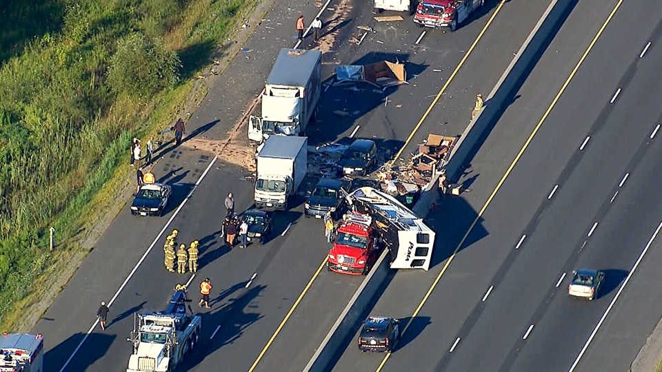 401 eastbound accident today