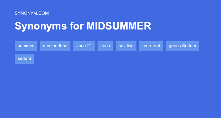 summertime synonyms