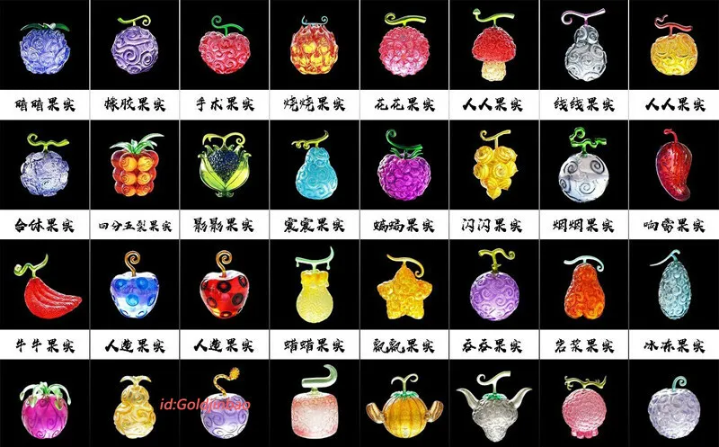 all one piece fruits