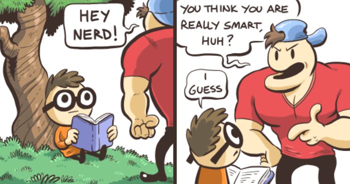 nerd and jock comic