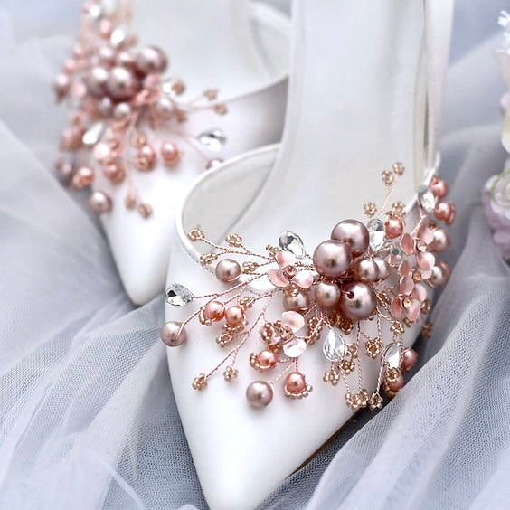 bridal shoe clips