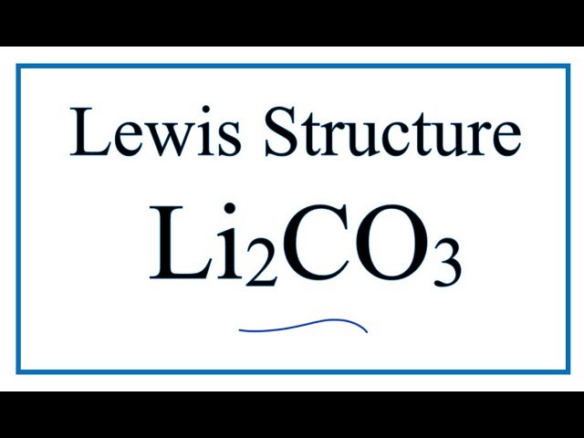 lewis structure for lithium