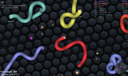 slither io snake games