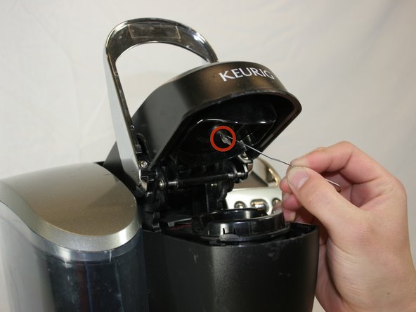 how to clean the keurig needle