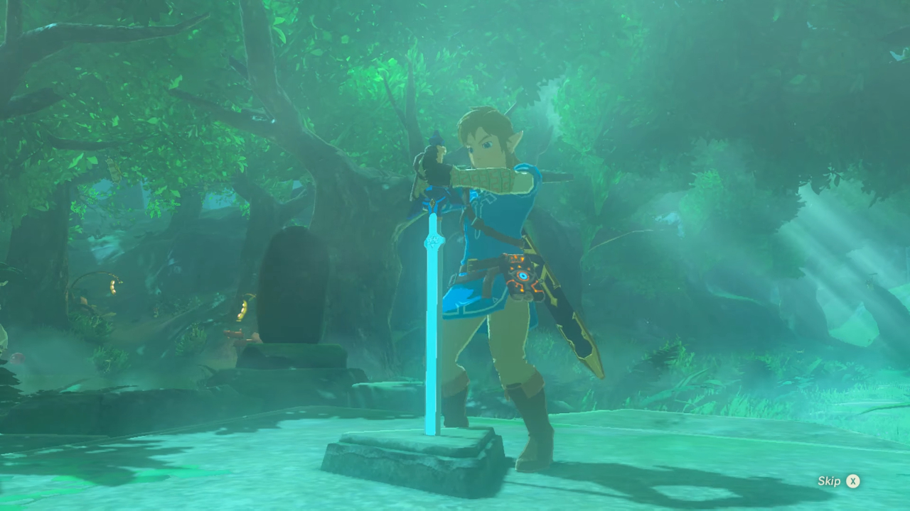 master sword botw trials