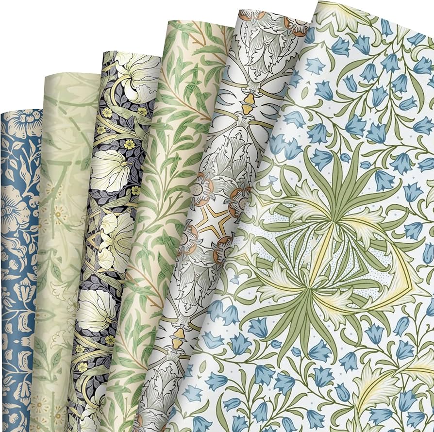 william morris gift wrap