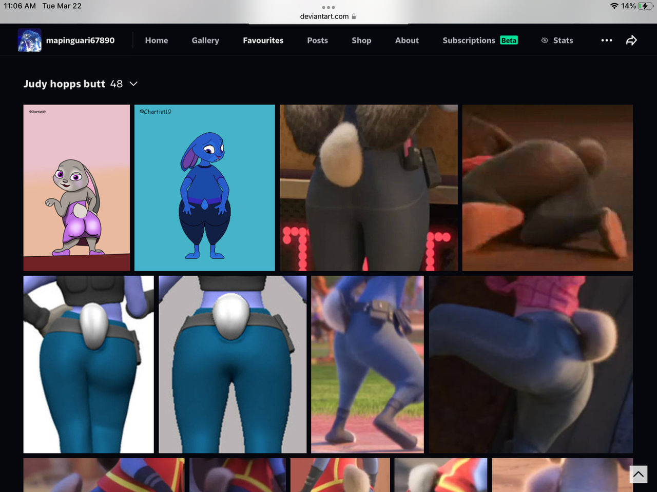 judy hopps butt