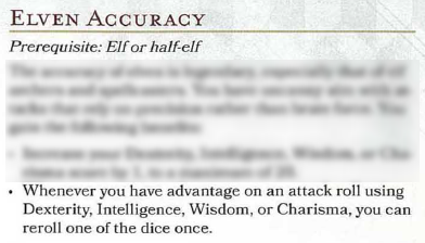 dnd elven accuracy