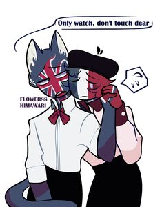 france x uk countryhumans