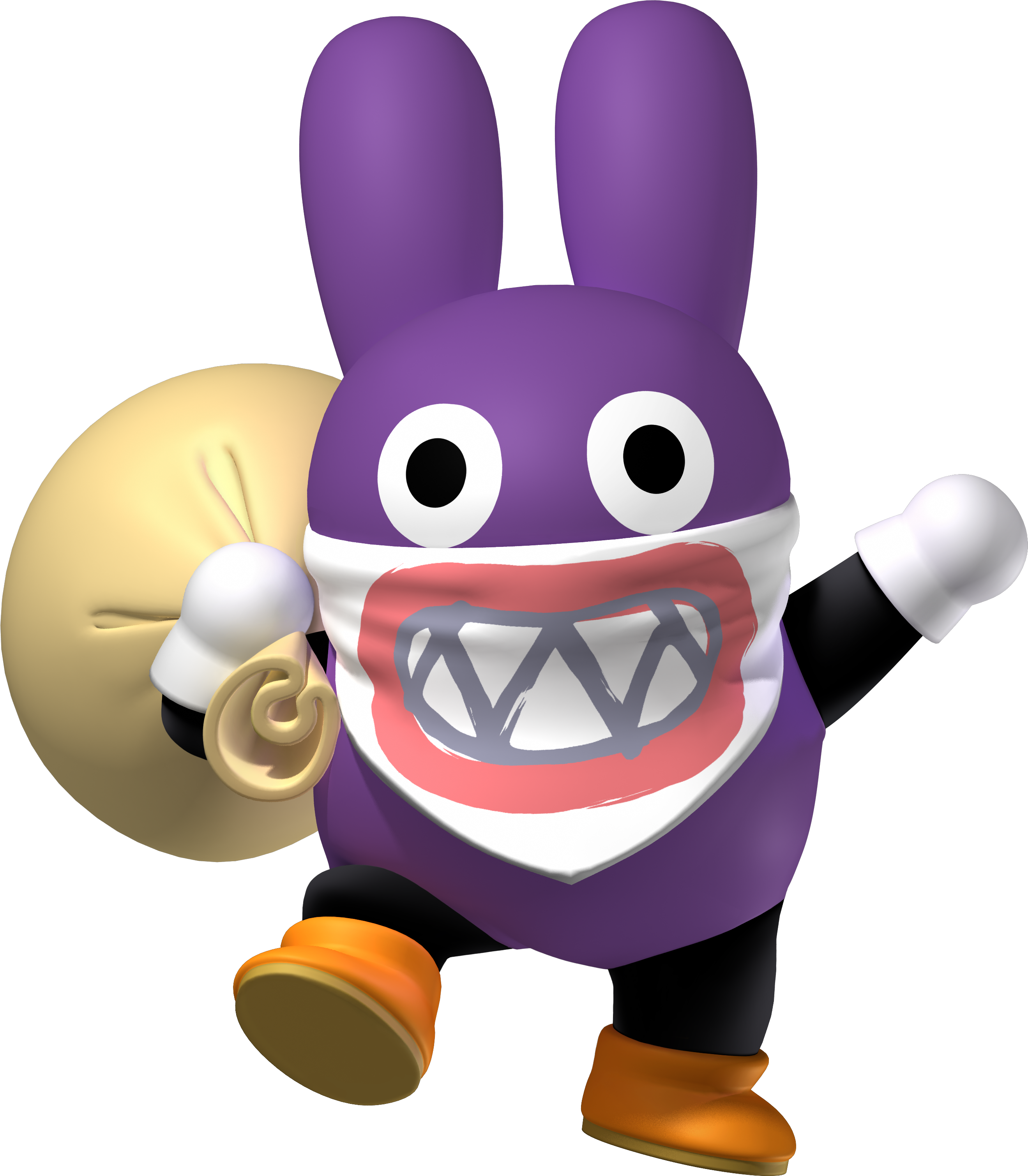 mario purple rabbit