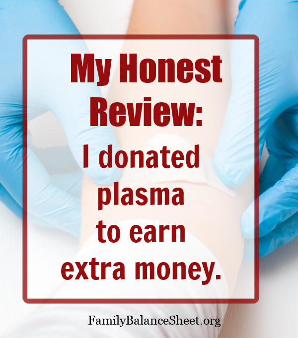 donating plasma for money