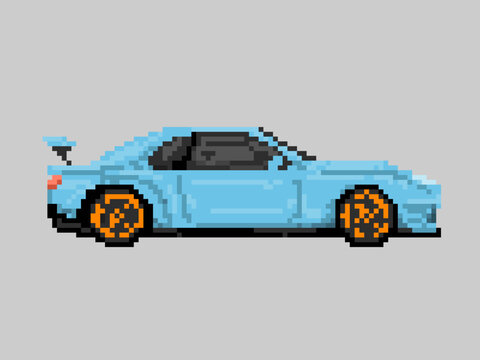 pixel car