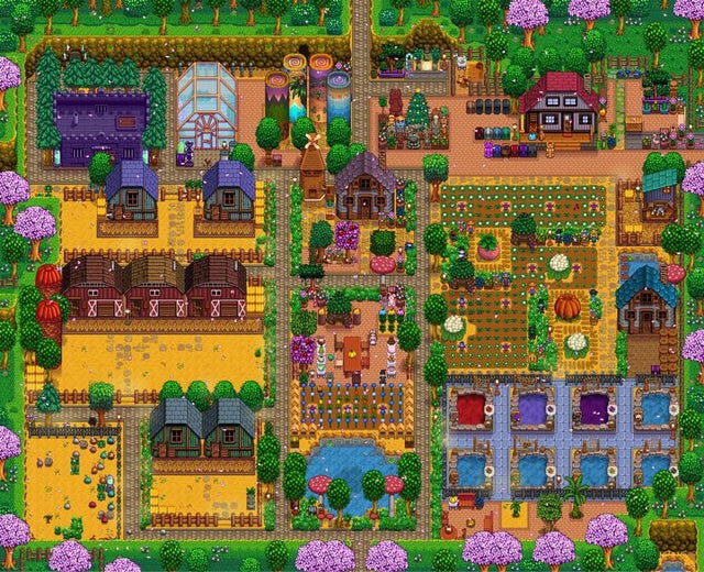 stardew valley farm layout