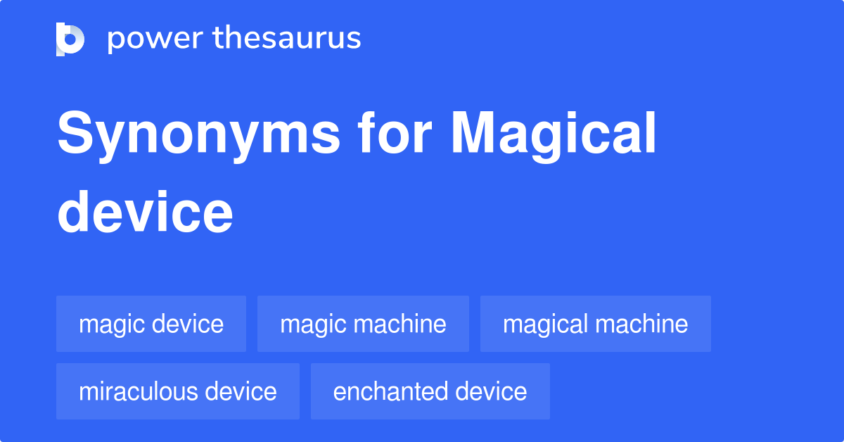synonyms of magical