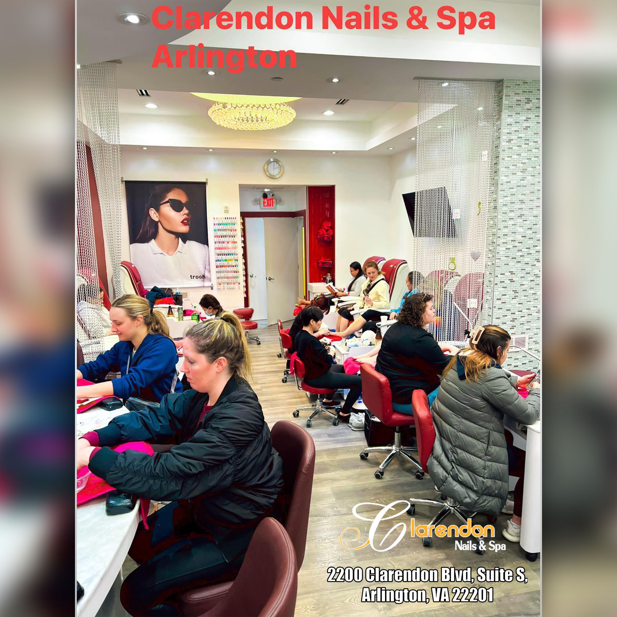 nail salon clarendon