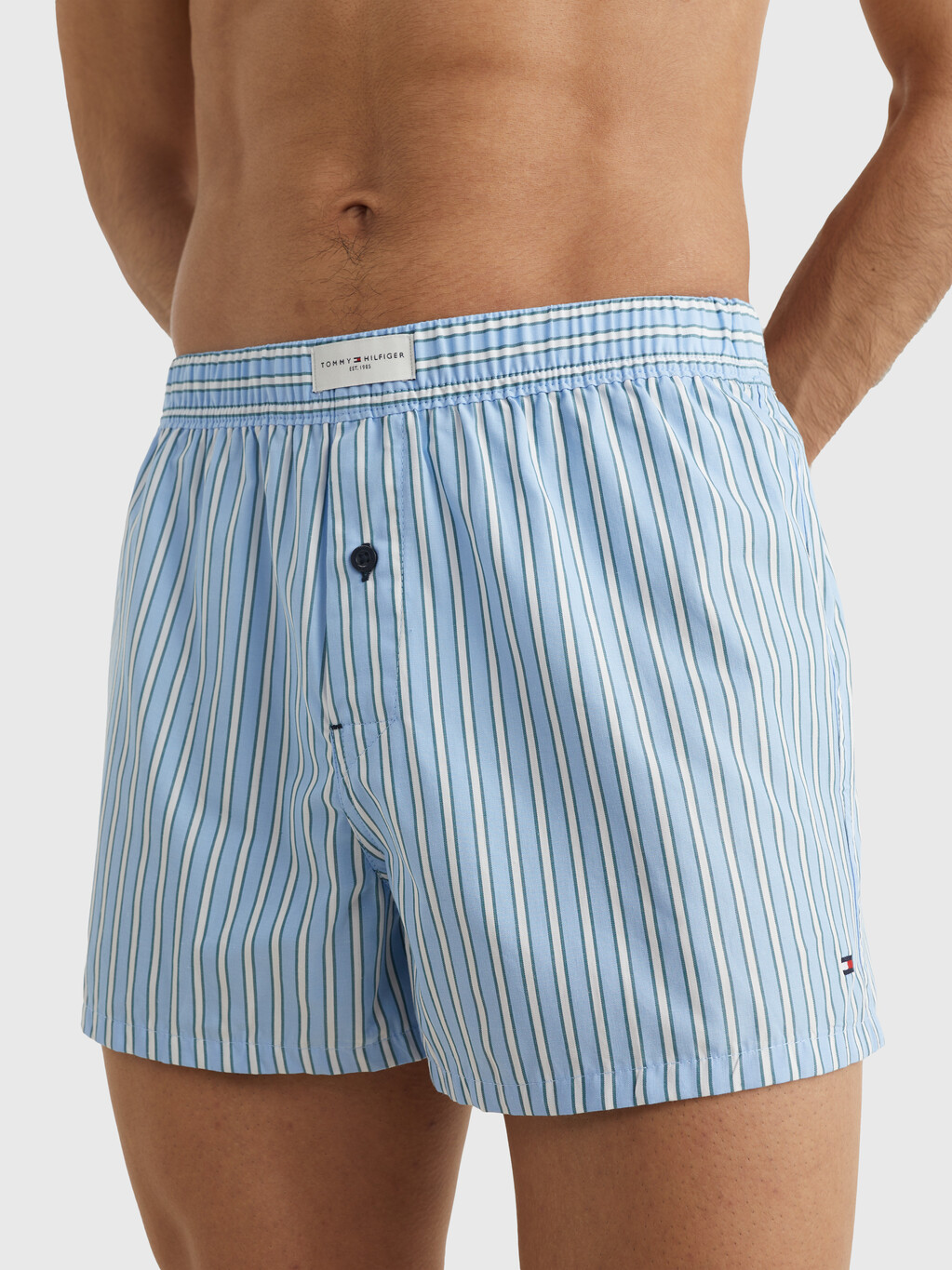 cotton woven boxer shorts