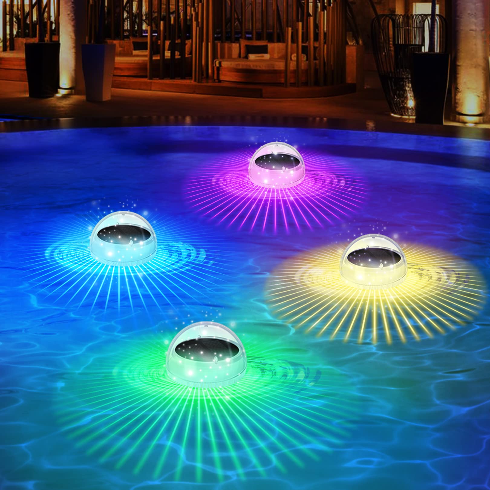 floating lights for the pool