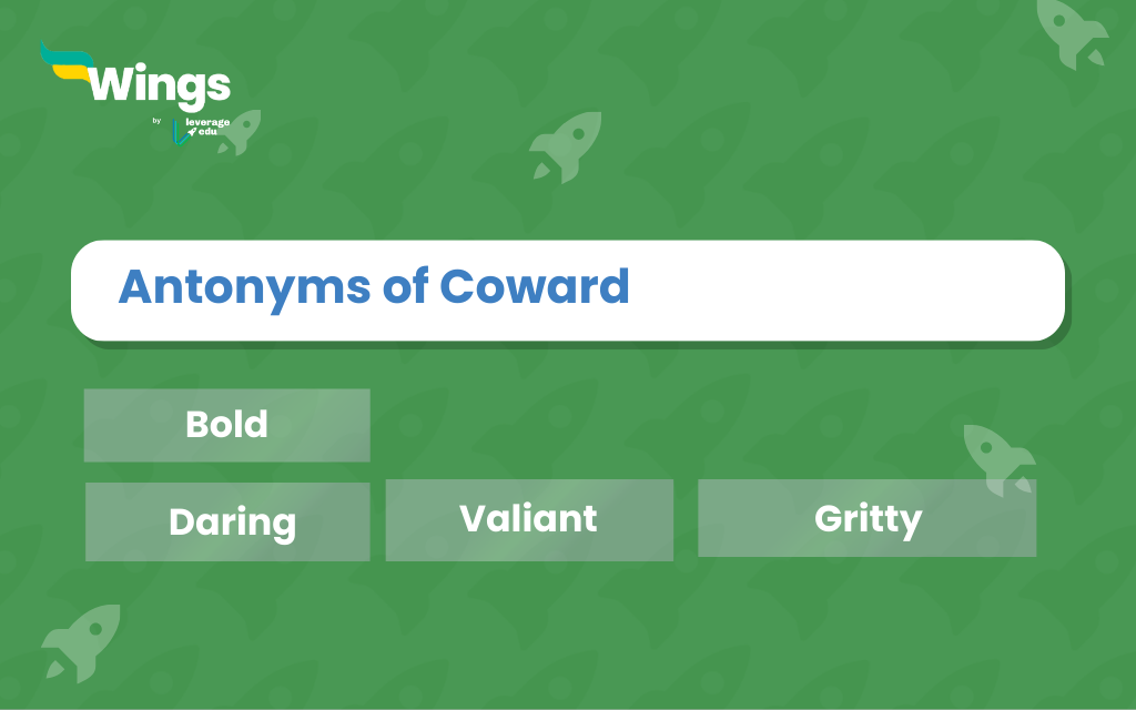 cowardice antonyms in english