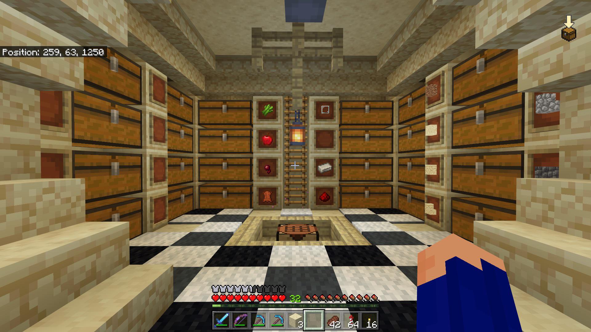 minecraft storage room