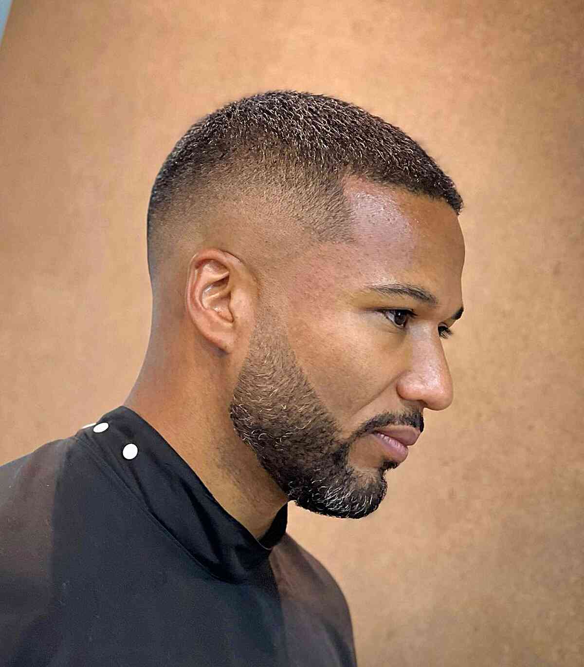 skin fade short on top