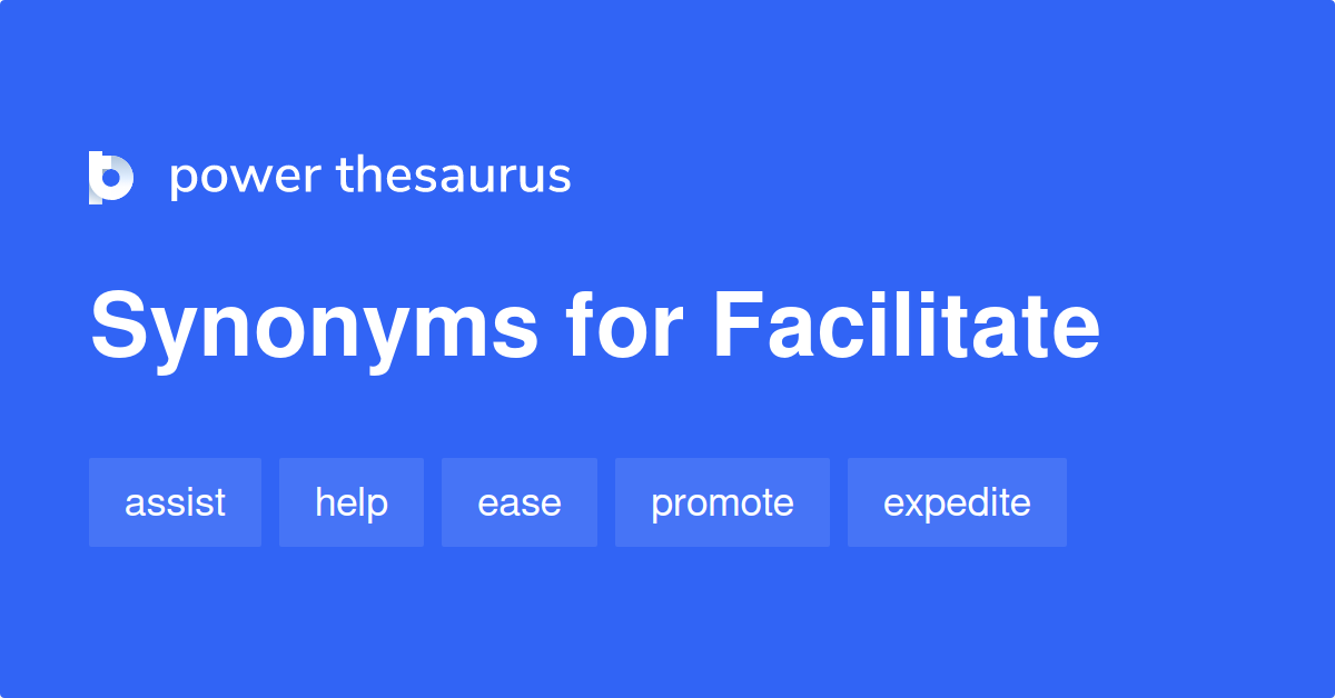 facilitate thesaurus