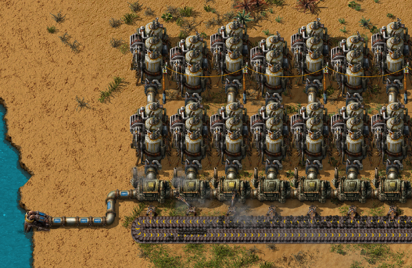 factorio steam turbine