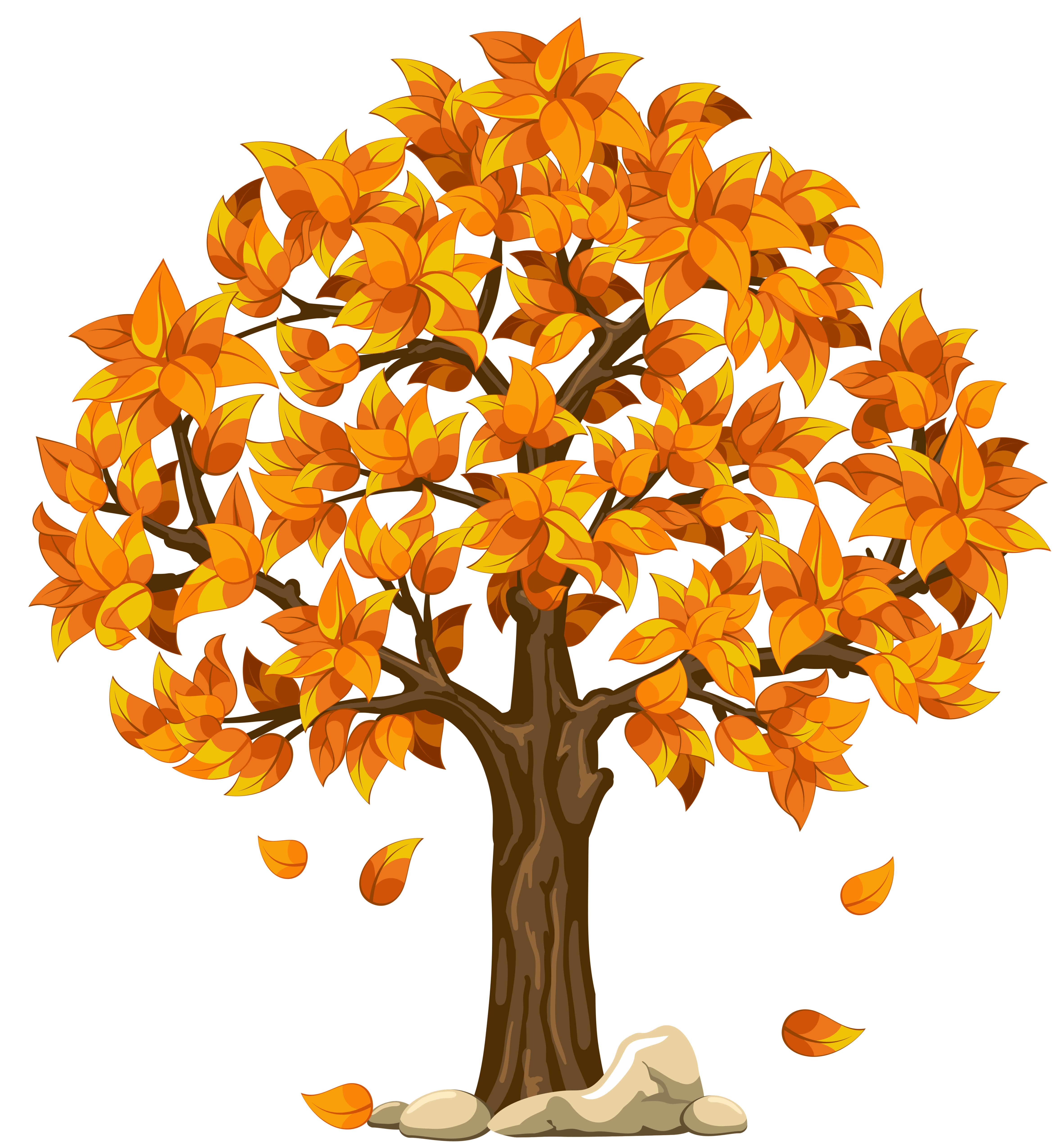 fall clip art tree