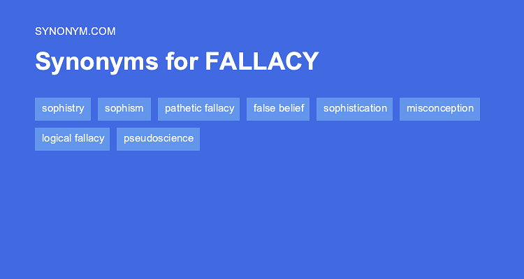 fallacy antonym