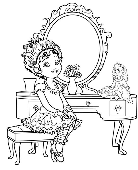 fancy nancy coloring sheet