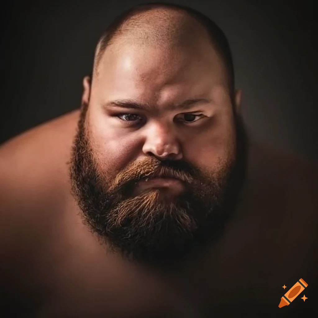 fat man with a beard
