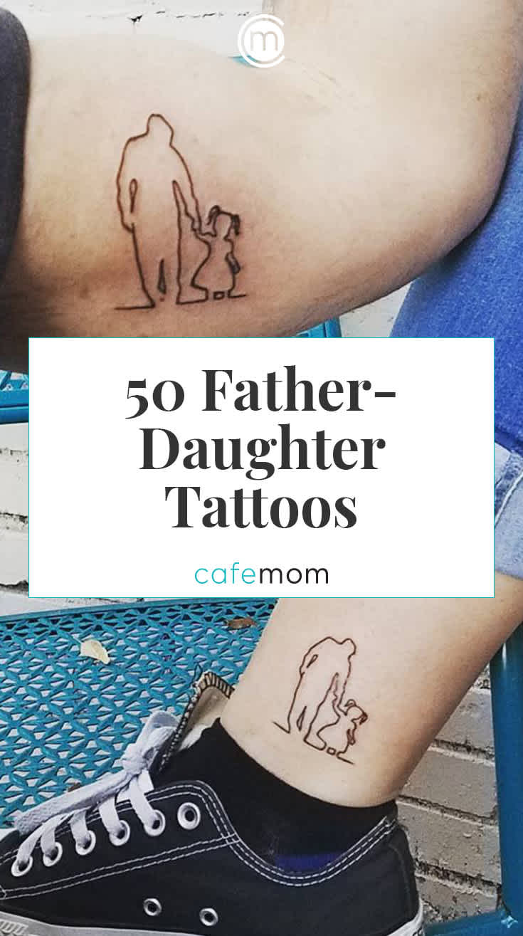 father and daughter tattoo ideas