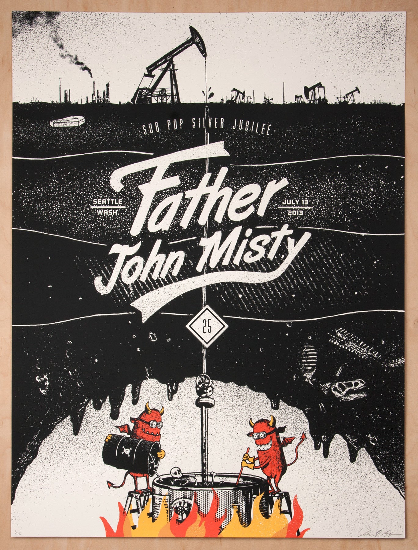 father john misty concert poster