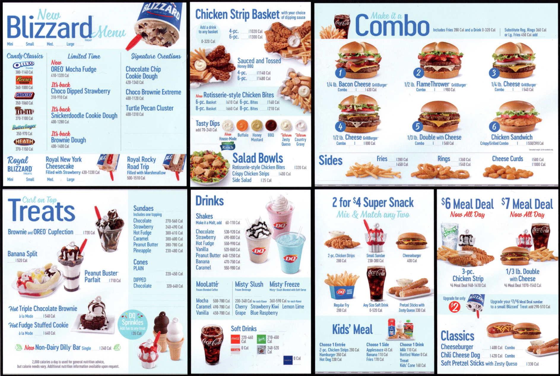 dairy queen printable menu